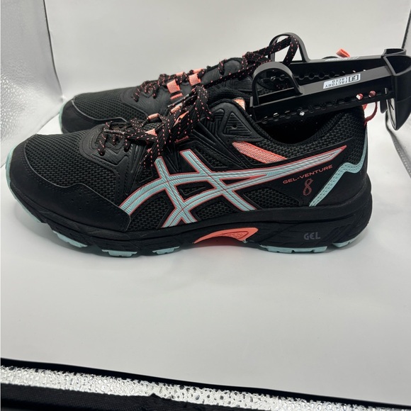 Asics Womens Gel Venture 8 1012A706 Black Running Shoes Sneakers Size 9.5 wide - Picture 12 of 13